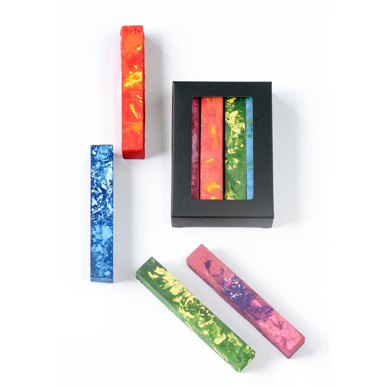 Eco-Kids Marbled Beeswax Crayons