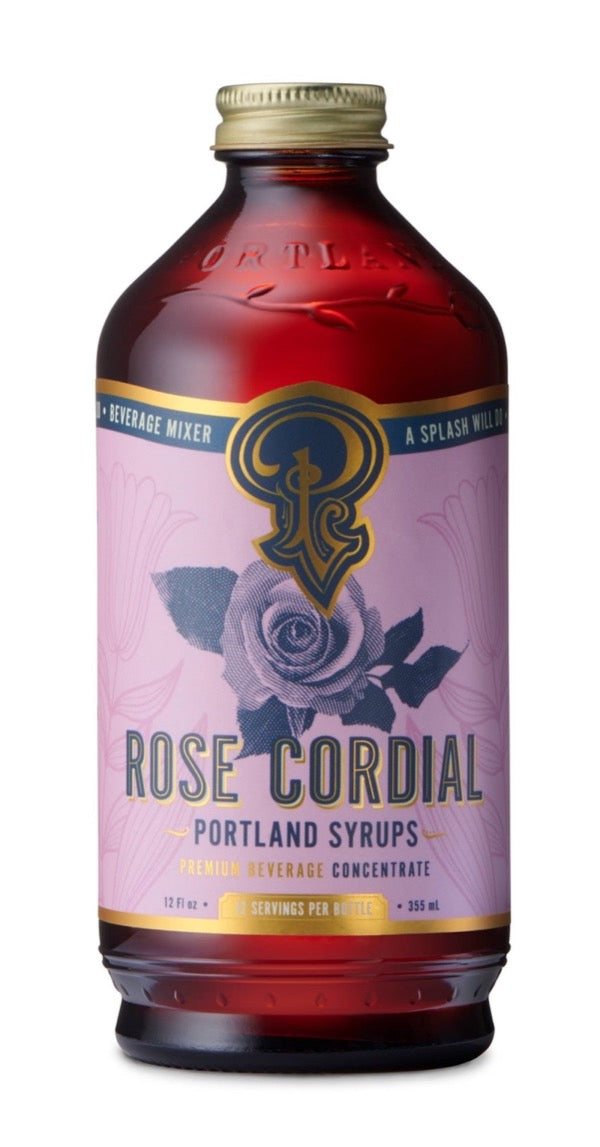 Portland Syrups Rose Cordial Syrup